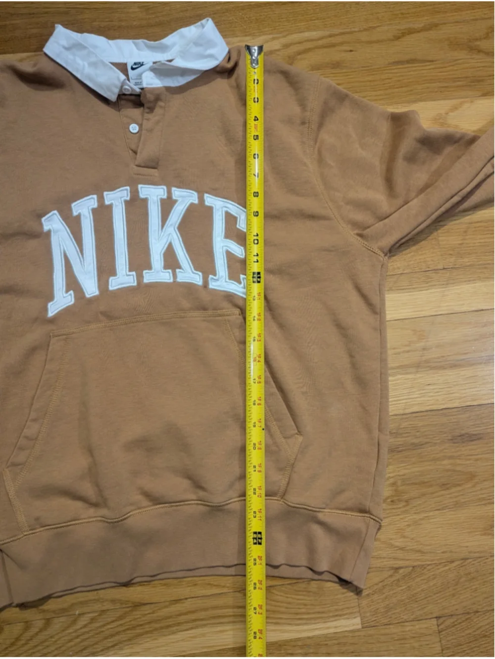 Nike Collared Spell Out Collared Sweatshirt Large - Picture 7 of 9
